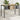 Tuintafel met acaciahouten blad 115x54x74 cm poly rattan zwart