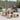 5-delige Tuinset met kussens poly rattan gemengd beige