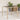 Tuintafel met glazen blad 90x90x75 cm poly rattan beige