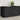 Tuinkast 110x55x60,5 cm poly rattan zwart