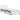 Bedframe "Dover" kunstleer wit en zwart 90x200 cm