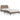 Bedframe "Dover" kunstleer cappuccinokleurig 100x200 cm