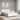 Bedframe "Dover" kunstleer zwart en wit 120x200 cm