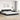 Bedframe "Dover" kunstleer zwart en wit 200x200 cm