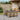 7-delige Tuinset met kussens poly rattan gemengd beige