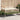 Tuinbank met kussen poly rattan en acaciahout beige