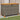 Tuinbox 80x40x48 cm poly rattan en acaciahout grijs