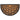 Deurmat halfrond 45x75 cm rubber en kokosvezel