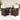5-delige Tuinset met kussens poly rattan bruin