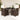 5-delige Tuinset met kussens poly rattan bruin