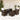 7-delige Tuinset met kussens poly rattan bruin