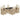 7-delige Tuinset met kussens poly rattan beige