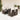 5-delige Tuinset met kussens poly rattan bruin