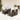 5-delige Tuinset met kussens poly rattan bruin
