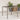 Tuintafel met glazen blad 90x90x75 cm poly rattan grijs