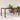 Tuintafel met glazen blad 150x90x75 cm poly rattan bruin