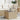 Tuintafel met glazen blad 55x55x37 cm poly rattan beige
