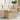 Tuintafel 55x55x37 cm poly rattan en acaciahout beige