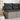 Tuinbank zonder armleuning met kussens poly rattan grijs