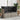 Tuinbank 2-zits met kussens poly rattan grijs