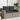 Tuinbank 2-zits met kussens poly rattan grijs