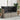 Tuinbank 2-zits met kussens poly rattan grijs