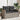 Tuinbank 2-zits met kussens poly rattan grijs