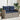 Tuinbank met kussens 2-zits poly rattan grijs