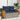 Tuinbank met kussens 2-zits poly rattan grijs