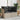 Tuinbank 2-zits met kussens poly rattan lichtgrijs