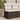 Tuinstoel zonder armleuning met kussens poly rattan bruin