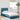 Bedframe zonder matras "Hanko" fluweel blauw 90x190 cm