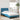 Bedframe zonder matras "Hanko" fluweel blauw 100x200 cm