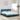 Bedframe zonder matras "Hanko" fluweel blauw 180x200 cm