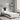 Bedframe "Viana" zonder matras kunstleer wit en zwart 90x200 cm