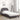 Bedframe "Viana" zonder matras kunstleer grijs 100x200 cm