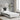 Bedframe "Viana" zonder matras kunstleer zwart en wit 100x200 cm