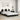 Bedframe "Viana" zonder matras kunstleer zwart en wit 120x200 cm