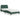 Bed met matras "Dover" fluweel donkergroen 90x200 cm