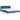 Bed met matras "Dover" fluweel blauw 160x200 cm