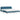 Bed met matras "Dover" fluweel blauw 200x200 cm