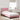Bedframe met LED zonder matras "Hanko"  fluweel roze 100x200 cm