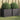 Plantenbakken 2 st 42x40x39 cm staal zwart