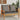 Tuinbank met kussen 120 cm massief acaciahout