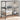 Keukentrolley 100x50x95 cm bewerkt hout grijs sonoma eikenkleur