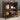 Keukentrolley 70x30x82 cm bewerkt hout gerookt eikenkleurig
