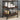 Keukentrolley 60x41x80,5 cm bewerkt hout bruin eikenkleurig