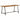 Eettafel 160x80x75 cm massief mangohout