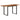 Eettafel 140x70x75 cm massief acaciahout