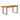 Eettafel 180x90x75 cm massief acaciahout